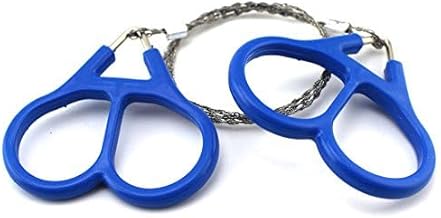 Camping survival stainless steel mini wire saw outdoor pocket flexible scroll chain saw pack of 1