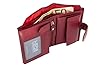 LEAS Damengeldbörse und Herren Geldbeutel mit Außenriegel und XXL Kleingeldfach im Wiener Stil mit 3 Scheinfächern im Hochformat Echt-Leder, rot - Special-Edition #5