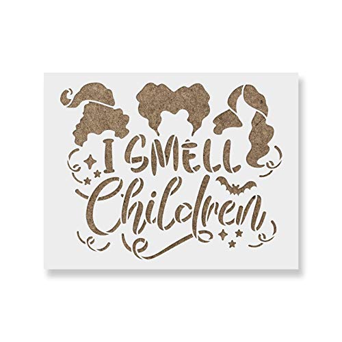 I Smell Children Pumpkin Stencil image