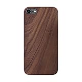 iATO iPhone 7/8 Wooden Case - Real Walnut Wood Grain Premium Protective Shockproof Slim Back Cover - Unique, Stylish & Classy Snap on Thin Bumper Accessory Designed for iPhone 7/8