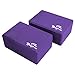 yogree (2-PC Yoga Blocks, 9 - High Density EVA Foam Brick Provides Stability Balance & Support, Improve Strength and Deepen Poses - Great for Yoga, Pilates, Workout, Fitness & Gym (Purple)