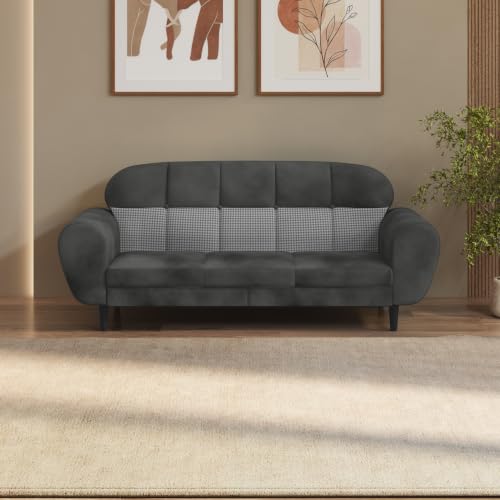 Image of Interio by Godrej BobbinV2 3-Seater Fabric Sofa