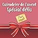 Calendrier de l'avent spécial défis pour couple: Calendrier de l'avent couple | 1 défi coquin par jour pour attendre Noël en couple | calendrier de ... hot à réaliser pour pimenter votre relation