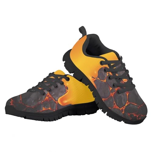 GIFTPUZZ Kids Road Running Shoes Lightweight Athletic Tennis Sports Walking Breathable Shoes Fitness