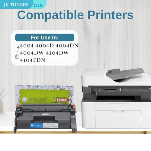 Image of 152X | W1520X Compatible Toner Cartridge with Chip Compatible with HP Pro 4004 4004D 4004DN 4004DW 4104DW 4104FDN 4104FDW | High Page Yield - 7000 (152X | W1520X)