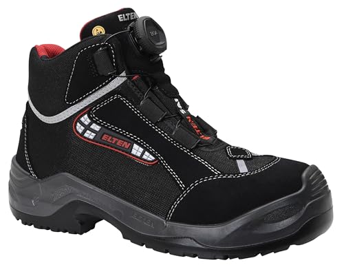 ELTEN Sicherheitsschuhe Sander BOA ESD S3S, Damen und Herren, Textil, Aluminiumkappe...