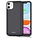 QTshine Battery Case for iPhone 11, Newest [6200mAh] Protective Portable Charging Case Rechargeable Extended Battery Pack for Apple iPhone 11(6.1inch) Backup Power Bank Cover - Black