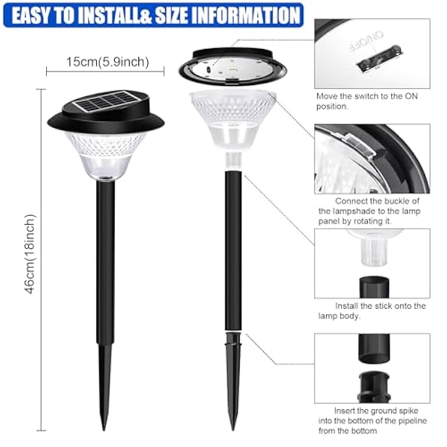 Outdoor Pathway Lights 2 Pack