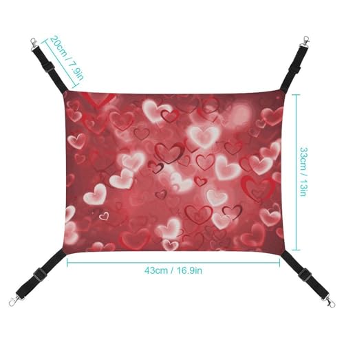Hamac pour chat suspendu pour cage et chaise lit réglable anti-stress