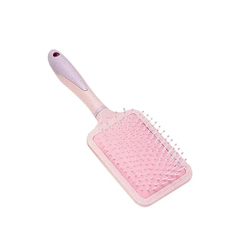 Miniatura 5 de LALAFINA Trigo y cuero cabelludo desenredante cepillo de pelo Paja enredado rizado rosa peine para