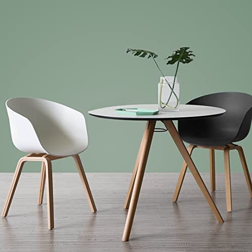 Image of Set of 2 Modern, Designer Chair for Home, Cafe, Hotel & Office (Black)