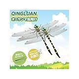 QINGLUAN オニヤンマ 虫除け トンボモデル 16cm リアル 蜂よけ 玄関 バルコニー ハイキング キャンプ 登山 釣り ゴルフ インテリア 装飾 ギフト おしゃれ 屋外 2025新款【2匹】