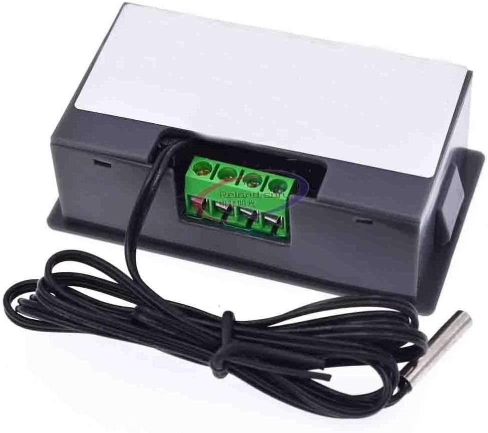 5pcs W3230 220V 20A Digital Temperature Controller with NTC Temperature Probe LED Heating Cooling Instrument Regulator Control Range from -50℃ to 120℃