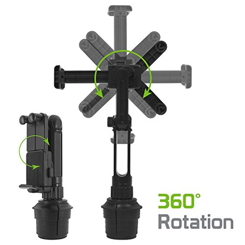 Cellet Cup Holder Tablet Mount, Tablet Car Cradle Holder Made Compatible For 2022 Ipad Pro New Air Ipad Mini Samsung Galaxy Tab S8 S7 S6 Lite S5E A7 Amazon Fire 7 Hd 10 9 Microsoft Surface Go2 #TOP2