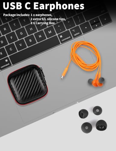 Image of USB C Headphone for Samsung S26 S25 FE S24 A16 A17 Z Wired Earbuds Magnetic