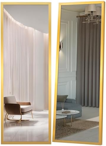 Espejo de Pie Cuerpo Entero - Espejo Grande y Largo con 3 Formas ...