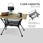 ONETIGRIS Dipper Camping Table, Lightweight Portable Table with Storage Net - Image 5
