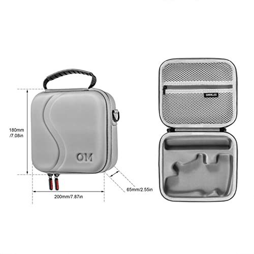 Tempaky Compatível com DJI OM 6 Osmo Mobile 3 Gimbal Stabilizer Estojo de transporte Bolsa de viagem