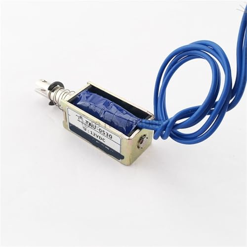 Électroaimant TAU-0530 DC 12V 24V push-pull avec course de 10mm