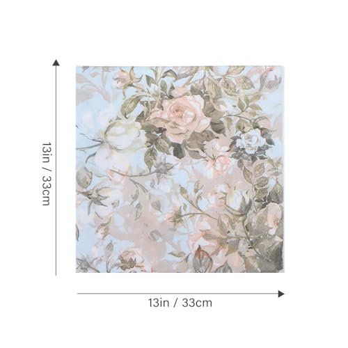 Servilletas de papel para obsequios y detalles decorativos de diseño floral 2