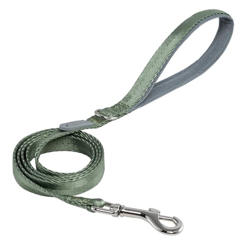 TSPRO Guinzaglio per Cani Piccoli, con Maniglia Comoda, Fibbia Metallica Resistente e Materiale Durabile per Passeggiate, Corsa e Allenamento (Verde Taglia 1)