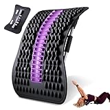 Weciau Rückenstrecker, Rückendehner Orthopädischer, Rückenstützbrett Ergonomisch, Yoga Zubehör, Entspannung der Rückenmuskulatur, Verstellbar Rückenstrecker für Yoga Fitness Workout zu Hause