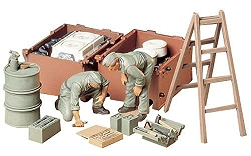Maquette Mécaniciens Allemands Tamiya 35180 à l'échelle 1:35 pour diorama militaire