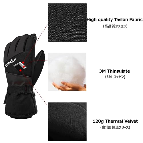 Azarxis Kids Children Snow Gloves Winter Windproof Ski Gloves For Snowboarding, Sledding, Cycling #TOP3