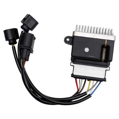 Vkinman 8K0959501A Engine Radiator Cooling Fan Control Module Relay Replacement for Audi A4 A5 A6 A7 Q3 Q5 Quattro, Replaces 8K0959501C 8K0959501G 8K0910501D