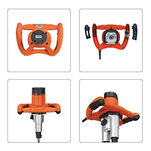 Power Concrete Mixers, 1400W Electric Mortar Mixer Dual Paddle High Low Gear 2 Speed Paint Cement Grout Mixers - Concrete & Mortar Mixer Stirring Tool for Cement Plaster Grout Mortar, USA STOCK