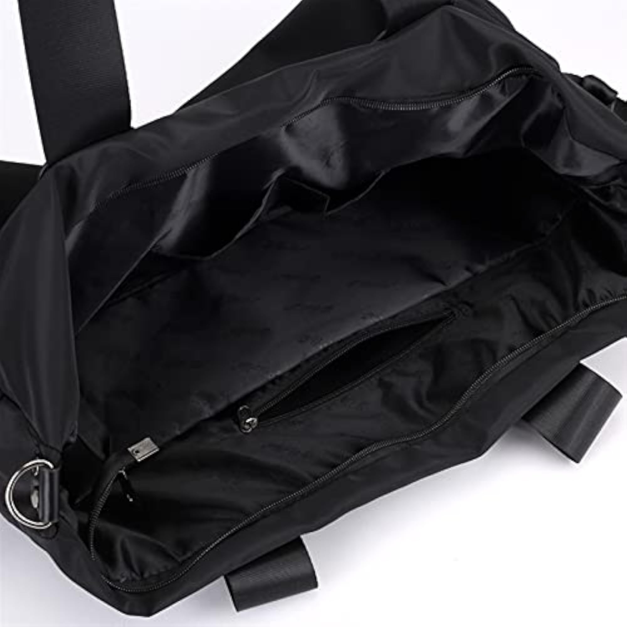 Solid Color Oxford Cloth Shoulder Travel Tote Bag