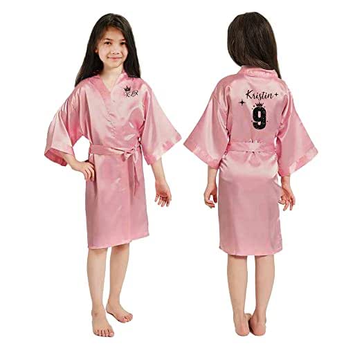 Pretty Girl Robes w Birthday Number for Birthday Girl