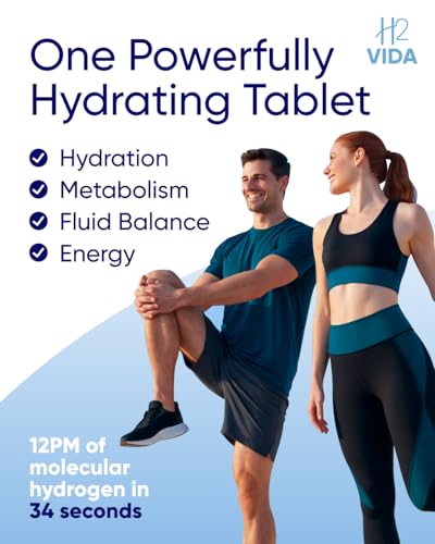 H2Vida Hydrogen Water Tablets – Magnesium Supplement for Energy, Detox, Hydration & Focus – Energy Booster – 1Pack Raspberry Flavored 20 Tablets - Image 4