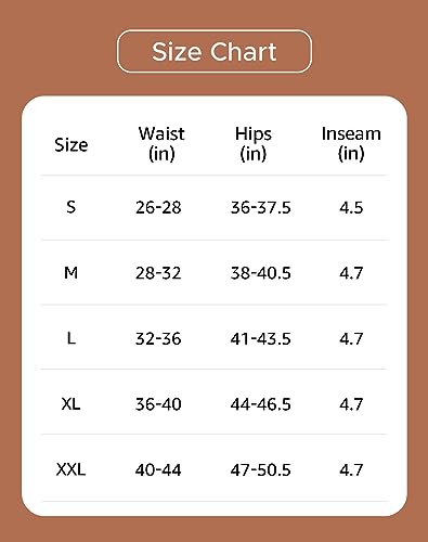 Boxers antirozaduras INNERSY adios al roce de muslos con shorts de algodon femeninos pack de 3 6
