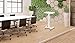 Stand Steady Multifunctional Mobile Podium Desk | Portable Sit to Stand Lectern with Pneumatic Height Adjustment & Tilting Desktop | Rolling Laptop Stand | Mobile Desk for School, Home, Office (White)