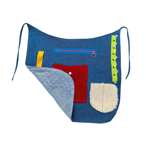 Tablier Sensoriel Pour Personnes Âgées – Couverture D'activité Sensorielle 48 X 51 Cm, Tablier Anti-stress Pour Adultes, Couverture D'activité | Pour Les Établissements De Soins À Domicile Calmer Les