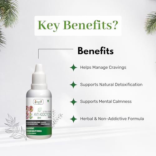 Image of Anti Addiction Drops-DeAddiction-Helps To Stop Smoking & Nasha Mukti-Stop Quit Alcohol 30ml