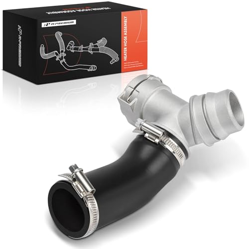 A-Premium Upper HVAC Engine Heater Hose Assembly Compatible with Ford F-150 2011-2018, for Mustang 2011-2018,T-Connector Hose, Tee To Thermostat