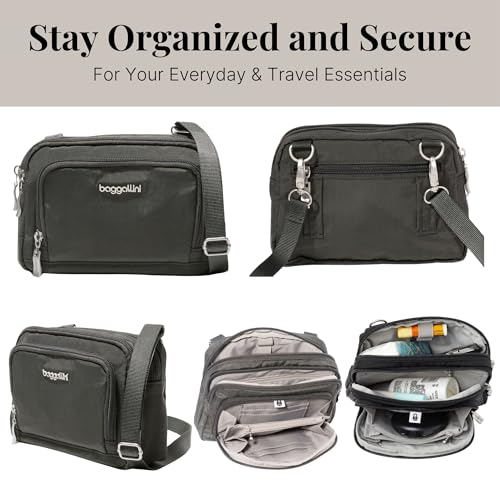 Image of Baggallini Triple Zip with Front Wallet /Trifecta RFID Wallet Crossbody