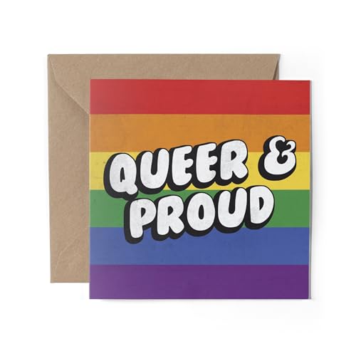 1 carte de vœux queer and proud