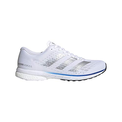 adidas Herren Adizero Adios 5 m Sneaker, Ftwbla/Plamet/Azurea, 43 1/3 EU thumbnail