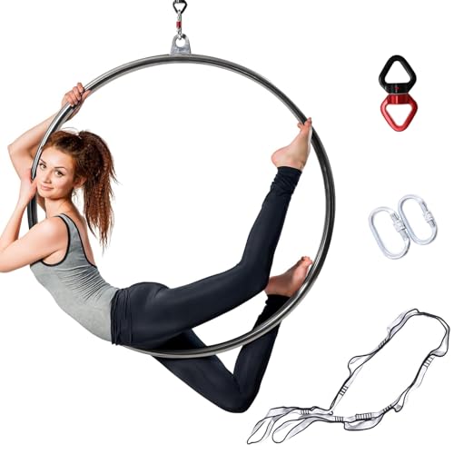 Cerceau aérien point unique et kit de montage complet pour danse et yoga