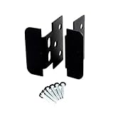 Heavy Metal Lockable Hasp and Handle - Black Powder Coat