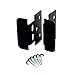 Heavy Metal Lockable Hasp and Handle - Black Powder Coat