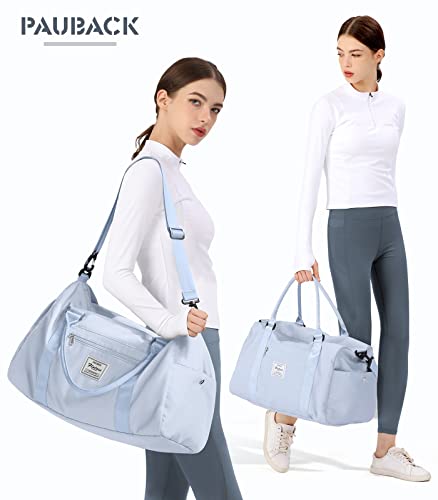 Gym Bag For Women Men, Travel Tote Bag Sport Gym Duffle Bag With Shoe Compartment & Wet Pocket, Carry On Overnight Bag Hospital Bag #TOP1