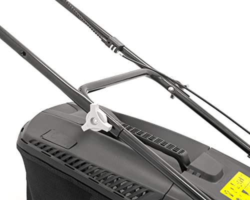 Webb WER18HP4 18"/46cm Push Rotary Petrol Lawnmower, 140cc 4-Stroke Engine, 8 Cutting Heights, 65L Collection Bag - 3 Year Guarantee - Image 6