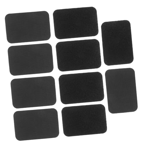 SOLUSTRE Anti-Slip Patches for Sofa Rug 5 Pairs of Hook Loop Strips Easy Install Adhesive Tape for Home