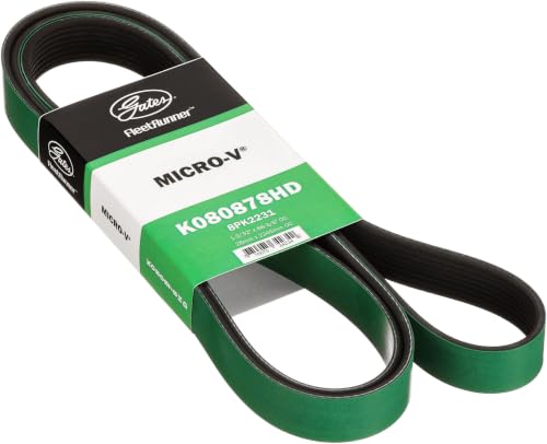 Correa Gates K080878HD serpentina accesorio motor coche polea estriada