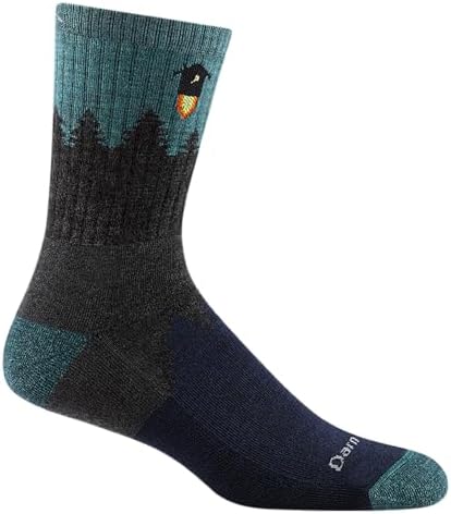 Darn Tough, Number 2 (Style #1974), Merino Wool, Micro Crew, Midweight, Men’s Cushioned Hiking Socks