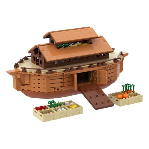 Noah's Ark Building Blocks Set - 888 PCS Deluxe...